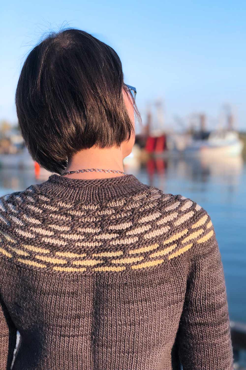 Cloisonné Cardigan Pattern | Holli Yeoh | Adult Knitting Patterns